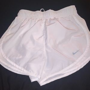 White nike shorts